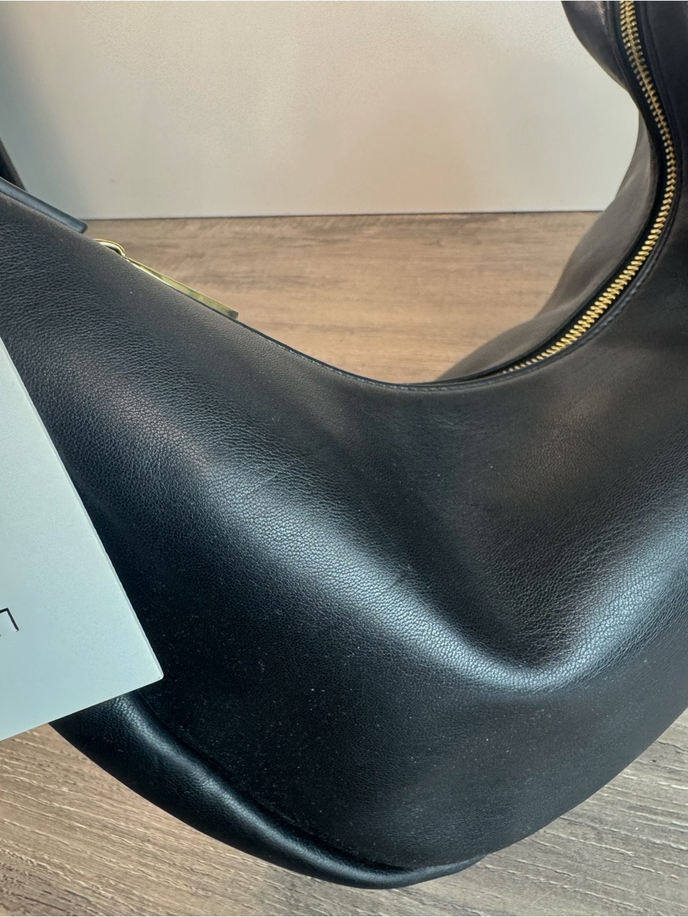 BNWT Jules Kae Zola Moon Bag Vegan Leather Black $128 - Picture 7 of 7